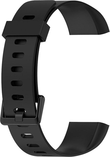 SH-YU1 Uhrenarmband Silikon, Schwarz, Unisex - Bild 1