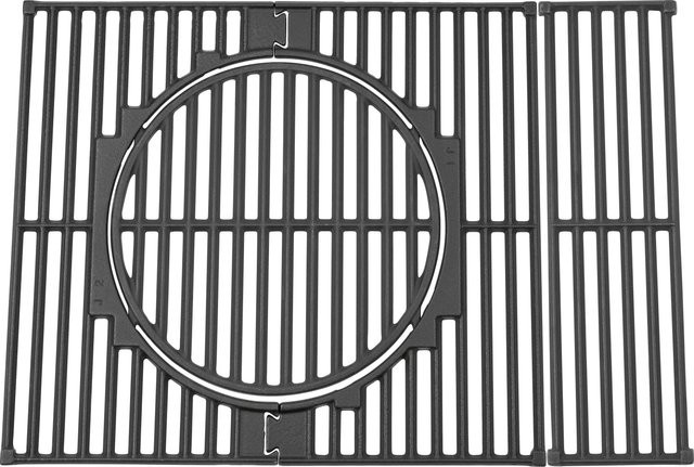 Jamestown Modulares Gusseisen Grillrost für Gasgrill Kane 3-Brenner, Schwarz - Bild 1