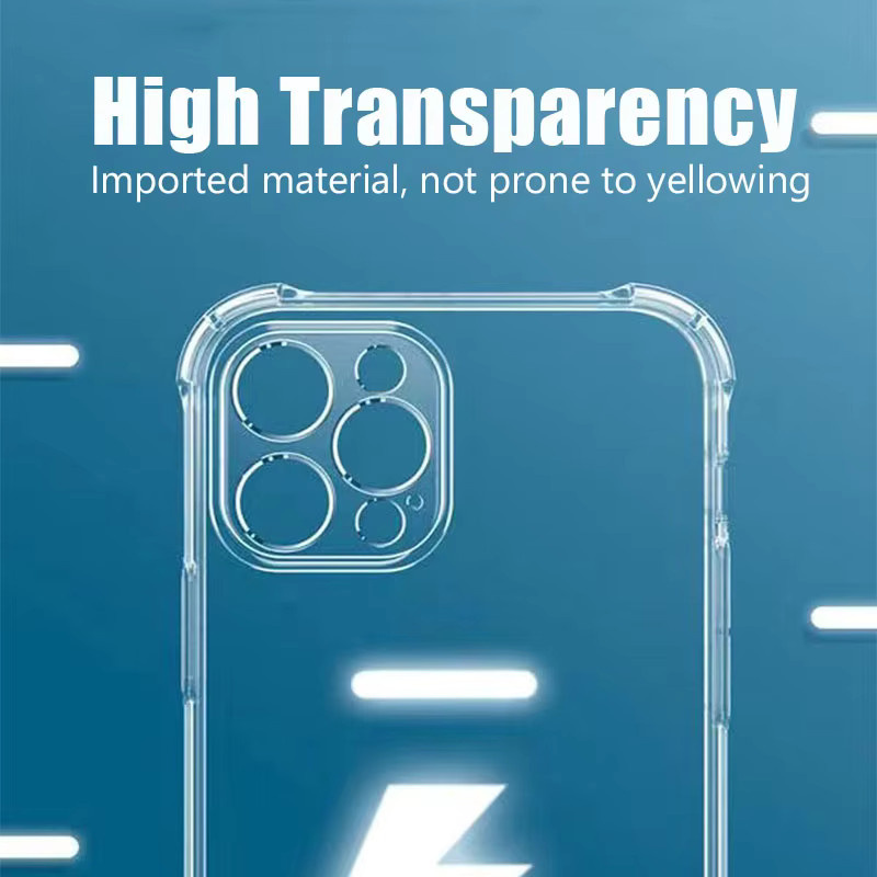 Ultradünne transparente Silikon Handyhülle für iPhone 11 bis iPhone 17 Pro Max und weitere Modelle von BOMNRU - Bild 6