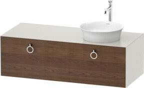 Duravit Waschtischunterschrank White Tulip in Weiß, Breite: 130 cm, Tiefe: 55 cm, Höhe: 40,8 cm - Bild 1