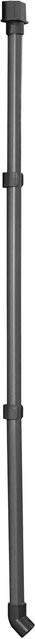 Floraworld Fallrohr-Nachrüstsatz für Gewächshäuser Grow III und Grow Big, Anthrazit, 107 cm - Bild 1