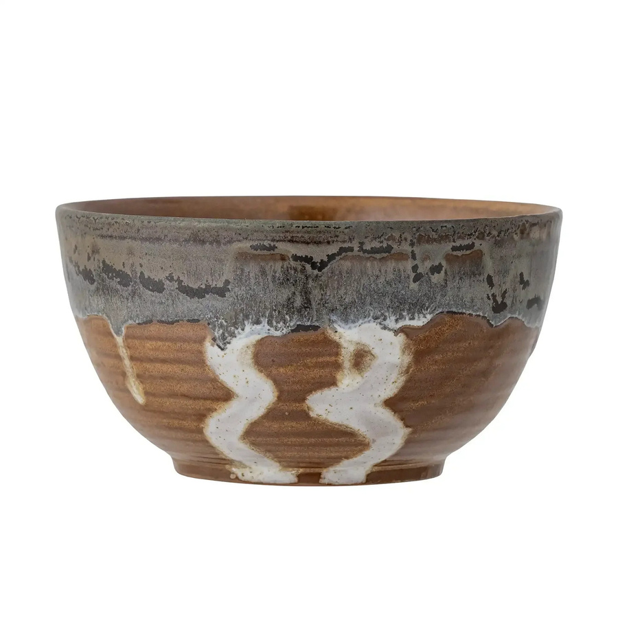 Bloomingville Keramikschale Senna in Braun, Durchmesser: 14 cm - Bild 1