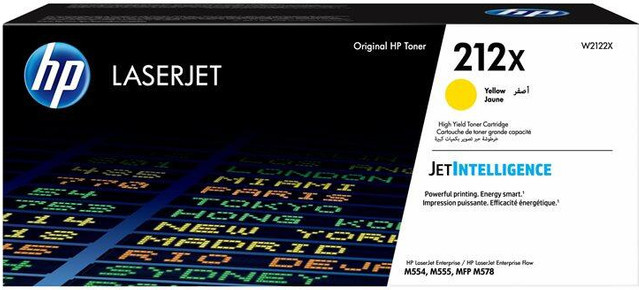 HP 212X Original LaserJet Tonerpatrone Gelb W2122X für Color LaserJet Enterprise MFP M578 und LaserJet Enterprise Flow MFP M578 - Bild 1