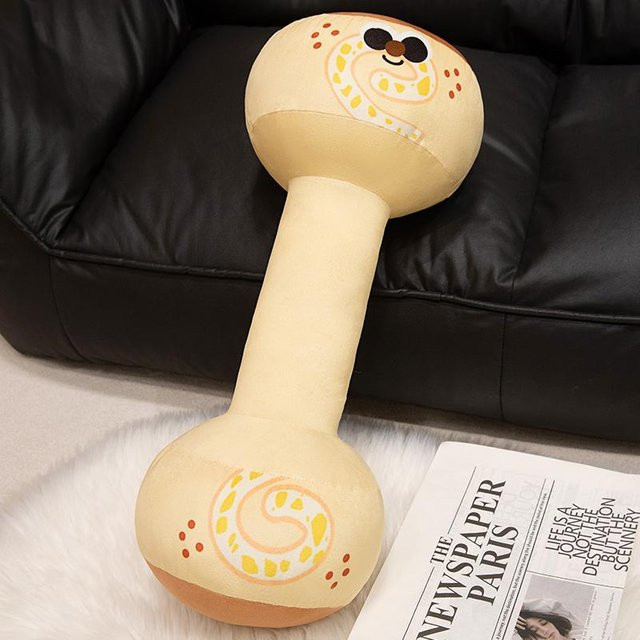 Yiran toy Kettlebell Hantel Plüschtier, Stoffpuppe, 55cm - Bild 1