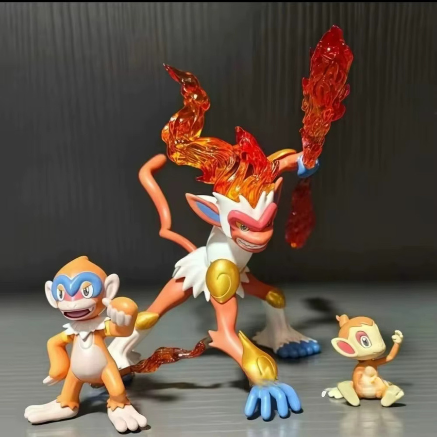 Potdemiel Pokémon Kaiser Infernape Evolutionary Group Actionfiguren, 10cm - Bild 3