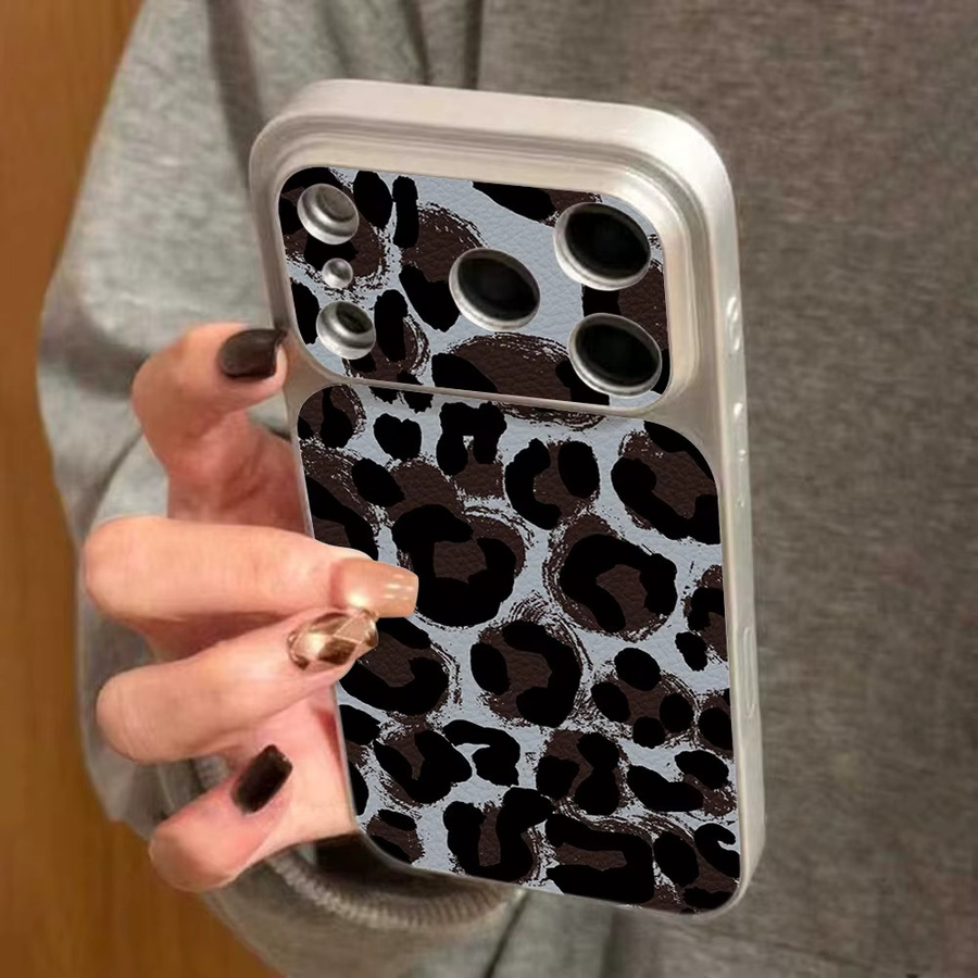 AKABEILA Handyhülle mit Leopardenmuster und Handgelenkschlaufe für iPhone 11 bis iPhone 17 Pro Max, stoßfest und ultraschlank, mehrfarbig - Bild 6