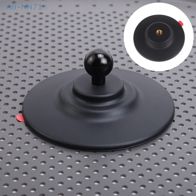 JETTING NN71 Kamerahalterung mit starker Klebefläche für 1/4-Zoll-Schraubanschluss, Schwarz, Durchmesser: 66 mm, Durchmesser: 90 mm - Bild 1