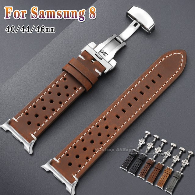 HQstrap Uhrenarmband Rindsleder, Samsung Galaxy Watch, Unisex - Bild 1