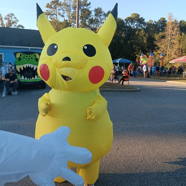 Beast Kingdom Pikachu Kostüm, Gelb, mit eingebautem Ventilator - Bild 1