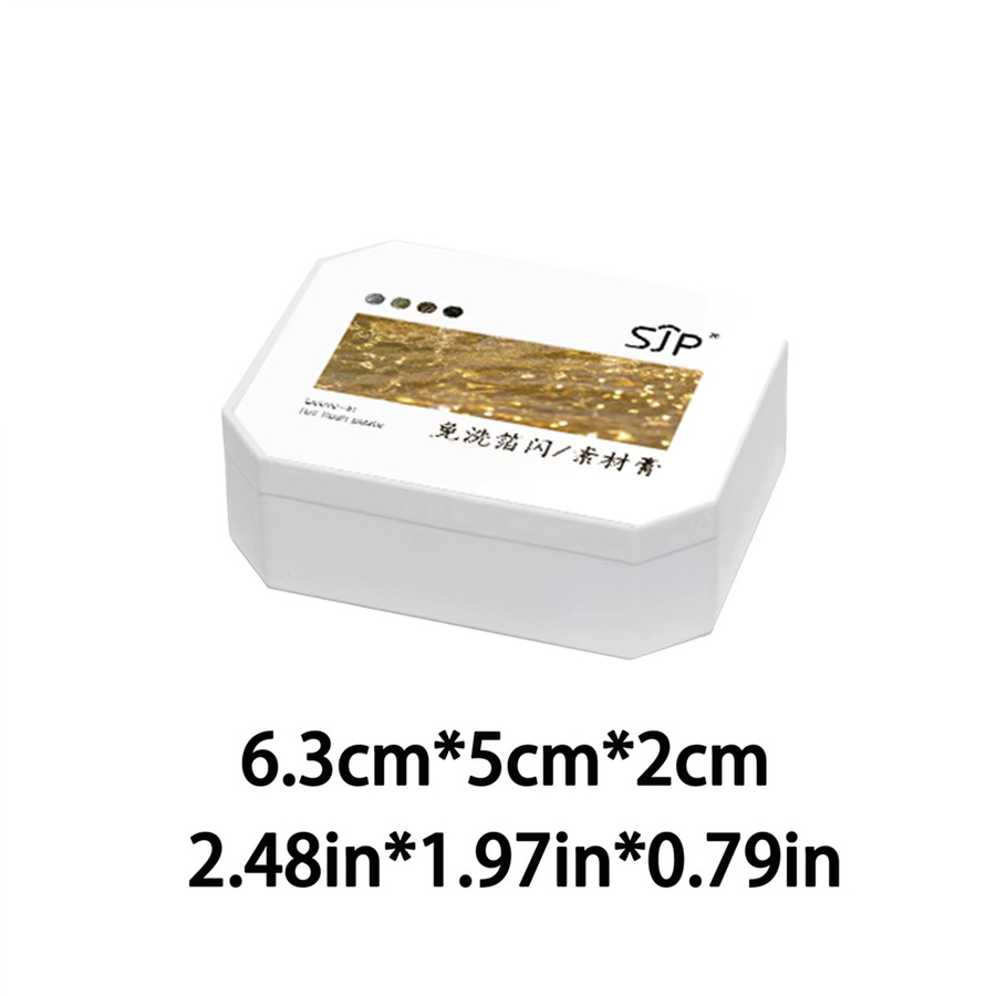 SJP Nagellack Gel, 4-farbig, Gold-Silber, glänzend - Bild 2