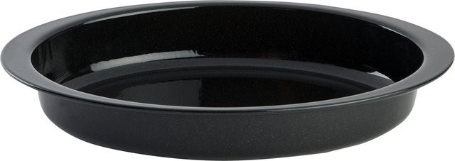 ERNESTO Brat- und Auflaufform aus Emaille, Oval, Schwarz - Bild 1