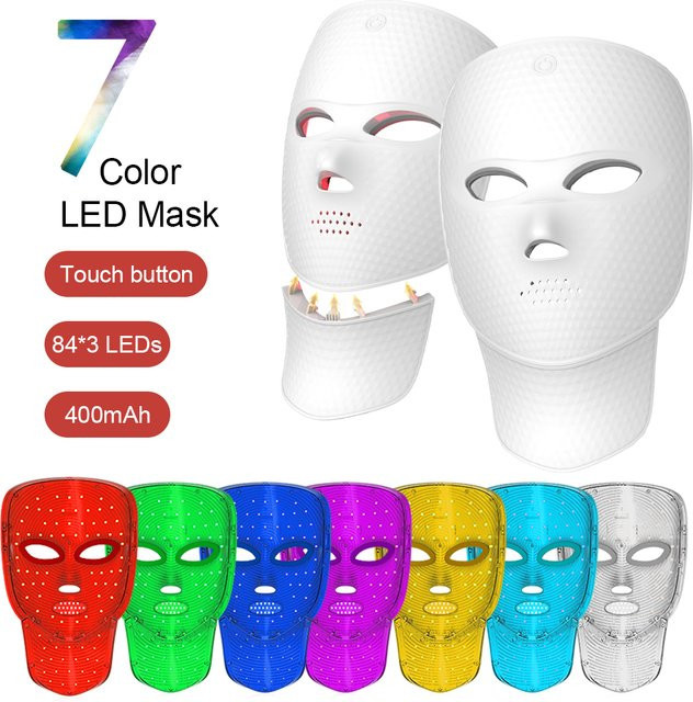 foreverlily LED-Gesichts- und Halsmaske, Unisex - Bild 1