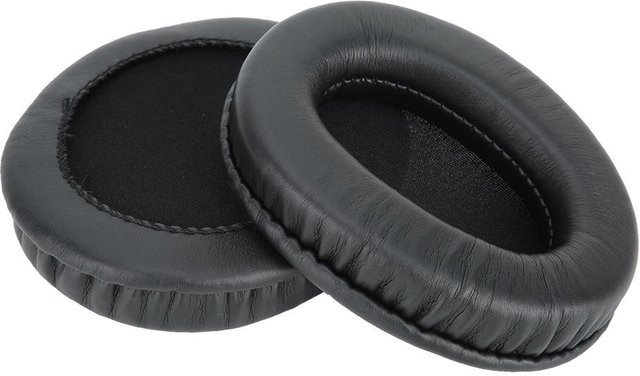 Koogeelife Ohrpolster Kissen aus Baumwolle in Schwarz für Shure SRH840 SRH440 SRH940 HPAEC840, 2 Stück - Bild 1