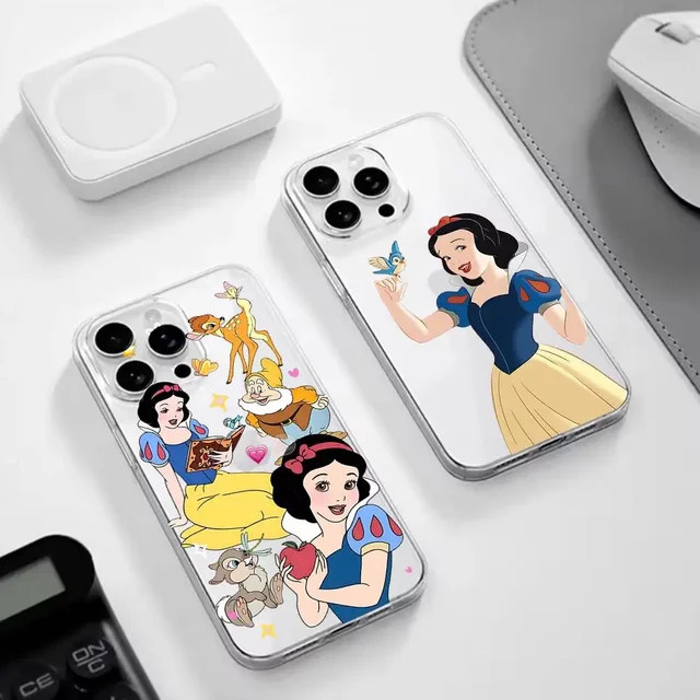 Mesuca Silikon Handyhülle für iPhone in Transparent und Weiß - Bild 1