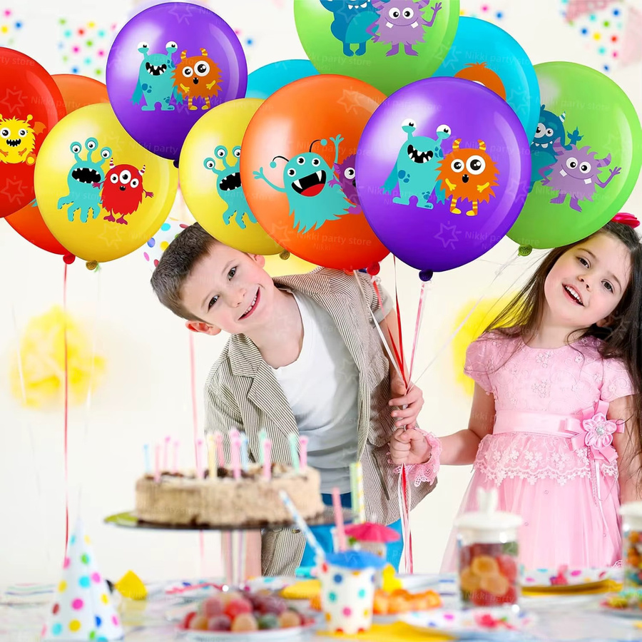 TAKARA TOMY Monster-Luftballons, 6 Stile, Dekorative Geburtstagsparty-Luftballons - Bild 2