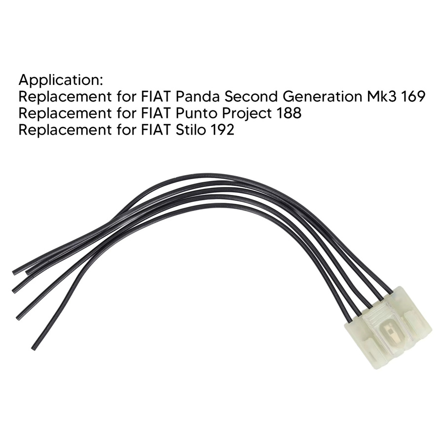 Rücklicht Kabelbaum Stecker Ersatz für Fiat Panda zweite Generation MK3 von DOACT - Bild 2