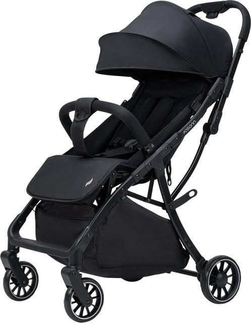 OSANN Kinderwagen AutoFold in Schwarz mit Einhand-Faltfunktion, Federung und Schwenkrädern - Bild 1