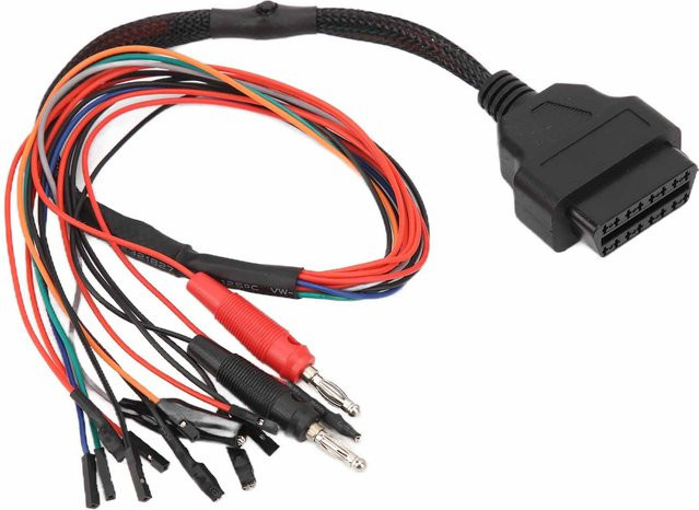 TOMTOP JMS ECU-Pinbelegungskabel MPPS V18.12.3.8 Autoteilersatz für Fiat ME7.9.10, Mehrfarbig - Bild 1