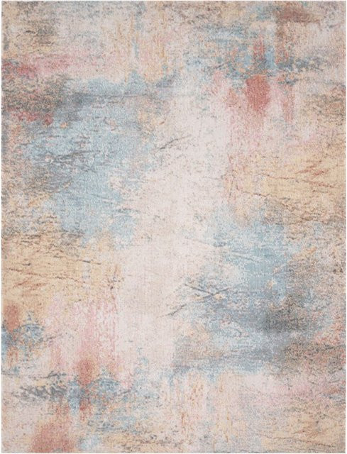 In- & Outdoor-Teppich Torino mehrfarbig abstrakt im Used-Look, B/T: 60 x 100 cm - Bild 1