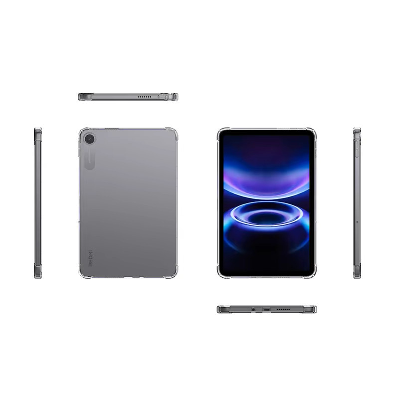 Xiaomi Redmi Pad 2 SE 9,7 Zoll Schutzhülle aus weichem Silikon mit Airbag-Schutz, transparent - Bild 4