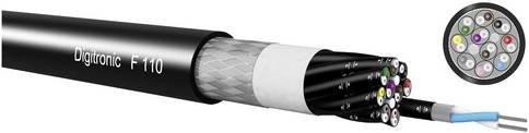 Kabeltronik Multicorekabel Digitronic F110 8 x 0,15mm² Schwarz 100m - Bild 1