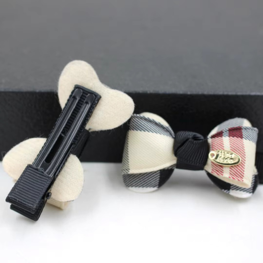 ENRMIIV Haarspangen, Britische Plaid, Streifen, Kinder, Mädchen - Bild 3