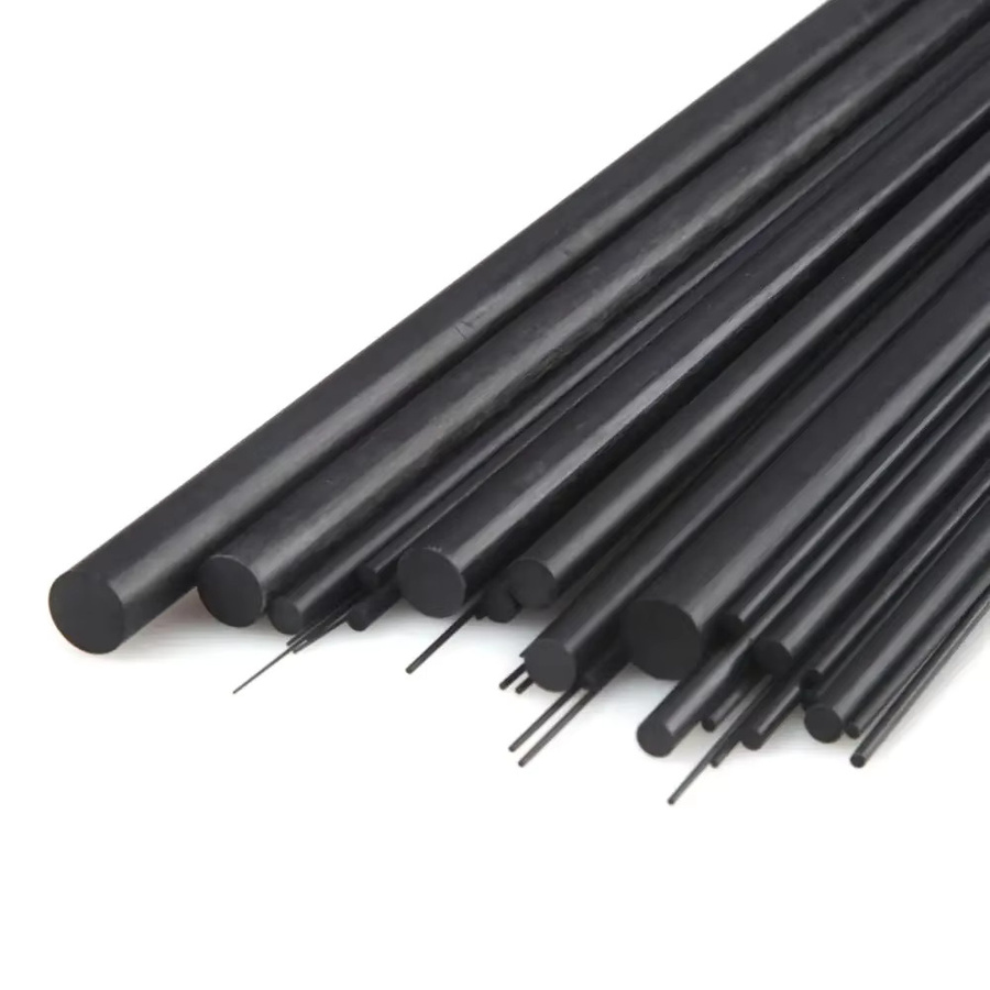Madifier Kohlefaserstäbe in Schwarz, Länge: 500 mm, Durchmesser: 1 mm bis 6 mm - Bild 2