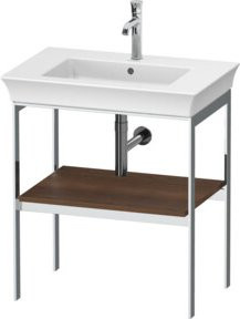 Duravit Waschtisch-Konsole White Tulip in Weiß, bodenstehend, Metall - Bild 1