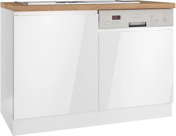 Held Möbel Küchen Spülenschrank Gera Breite: 120 cm Weiß/Wotan