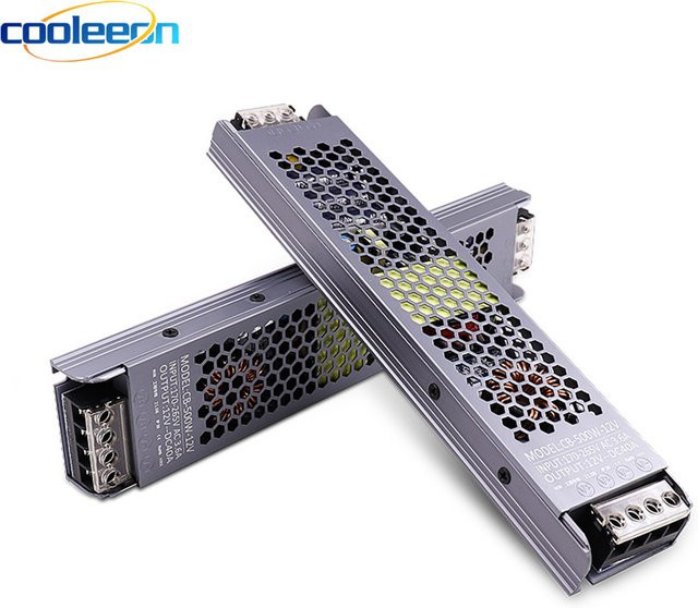 cooleeon LED-Treiber Netzteil AC/DC Transformator für LED-Streifen und Glühbirnen 60W 12V 24V aus Aluminium - Bild 1