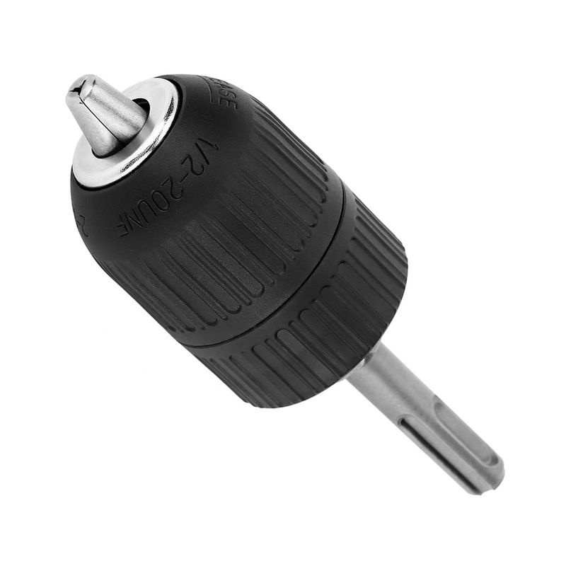 Kkmoon Keyless Drehmaschine Bohrfutter Konverter aus Kunststoff mit SDS Adapter, 2-13mm, Schwarz - Bild 8