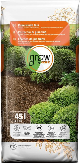 GROW by OBI Pinienrinde fein 0-7mm, braun, 45 l - Bild 1