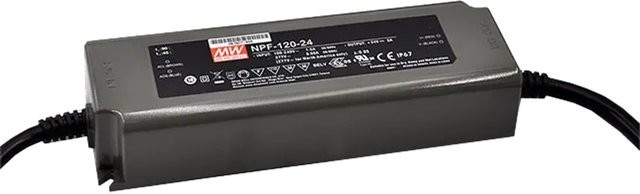 FeNau LED Netzteil Driver 24V 120W IP67 Grau aus Metall für Innen- und Außenbereich - Bild 1