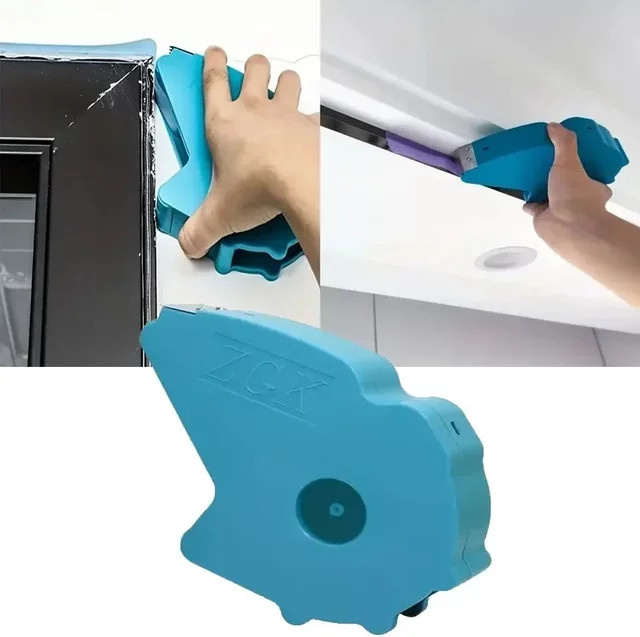 GIOIO Maler-Abdeckband-Applikatormaschine mit Klebebandschneidewerkzeug in Blau zur Reparatur und Verschönerung von Rissen in Fliesen - Bild 1