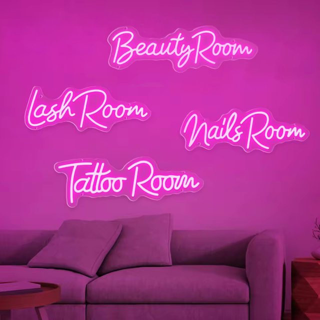Neon LED Wandkunst zur Dekoration für Beauty-Salons, Nagelstudios und Tattoo-Studios von INSNEnN - Bild 1