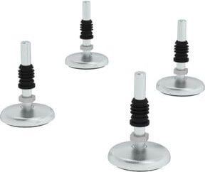 MUNK Günzburger Steigtechnik Fußplatten Set in Silber - Bild 2
