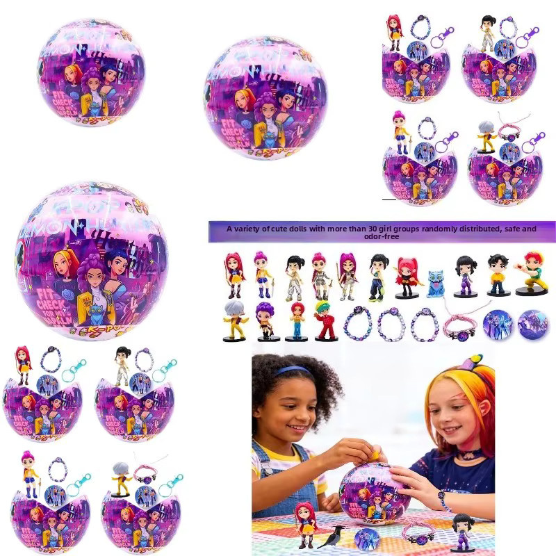 Bandai Kpop-Magie-Jagd-Ornamente, Überraschungsbälle, Fantasy, Kunststoff, Bunt / Mehrfarbig - Bild 2