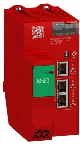 Schneider Electric BMEP582040S Erweiterungsmodul mit Ethernet/LAN in Rot - Bild 1