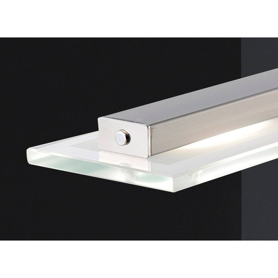 Fischer & Honsel LED-Pendelleuchte TENSO in Silber und Chrom mit Glas, höhenverstellbar und dimmbar, B/H/T: 64 x 150 x 9 cm - Bild 2