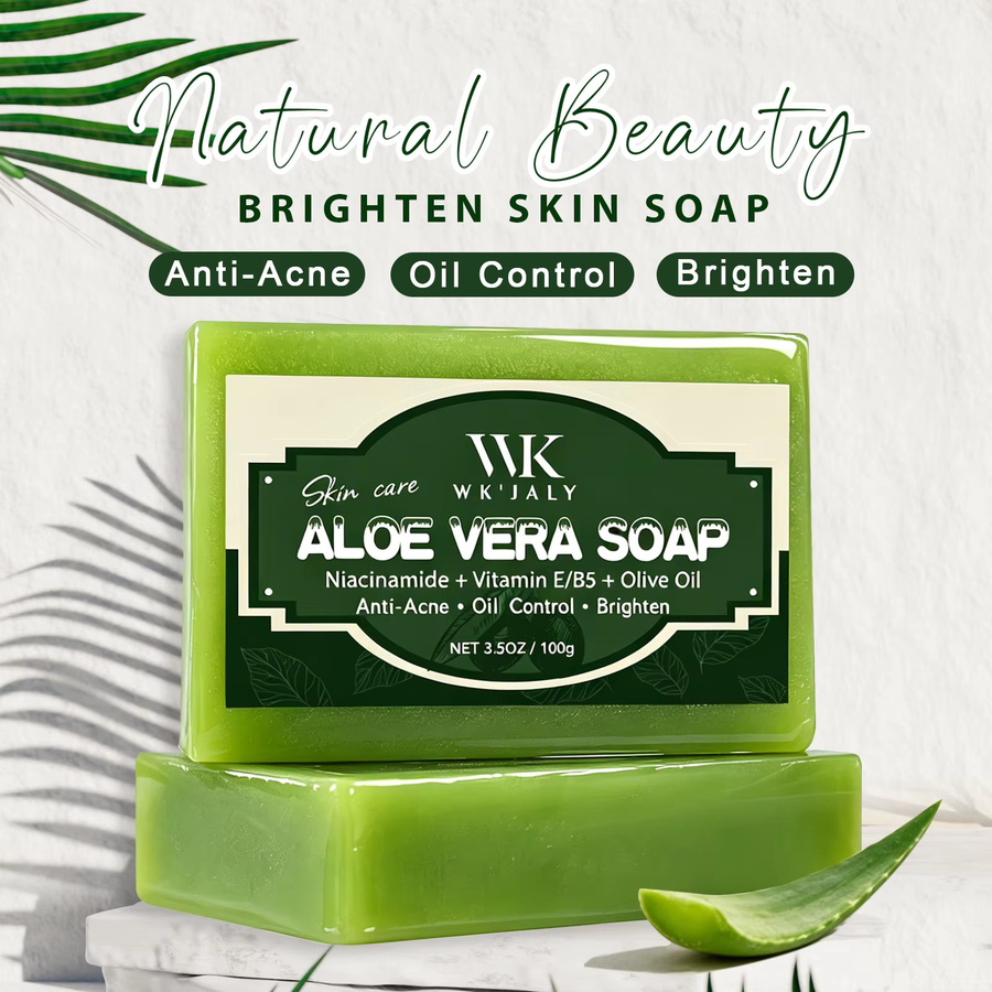WK JALY Aloe Vera Seife mit Vitamin E und Olivenöl, Gesicht und Körper - Bild 4