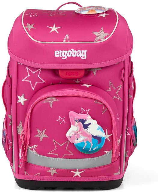 ergobag cubo Schulranzen 5-teiliges Set Kollektion 2026 Sternzauber Pink - Bild 1