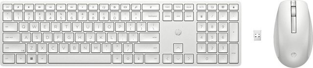 HP 650 Wireless Keyboard und Maus Set in Weiß mit Wi-Fi und Bluetooth (4R016AA#ABH) - Bild 1