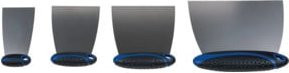 KS Tools Edelstahl-Spachtel mit kurzem Griff in Silber, Breite: 7,5 cm - Bild 1