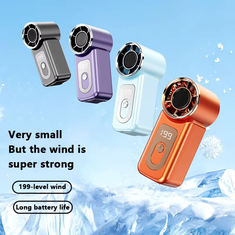 Xiaomi Mini Handheld Turbo Fan – Tragbarer Hochgeschwindigkeits-Ventilator mit 20000 U/min und USB-Aufladung - Bild 2