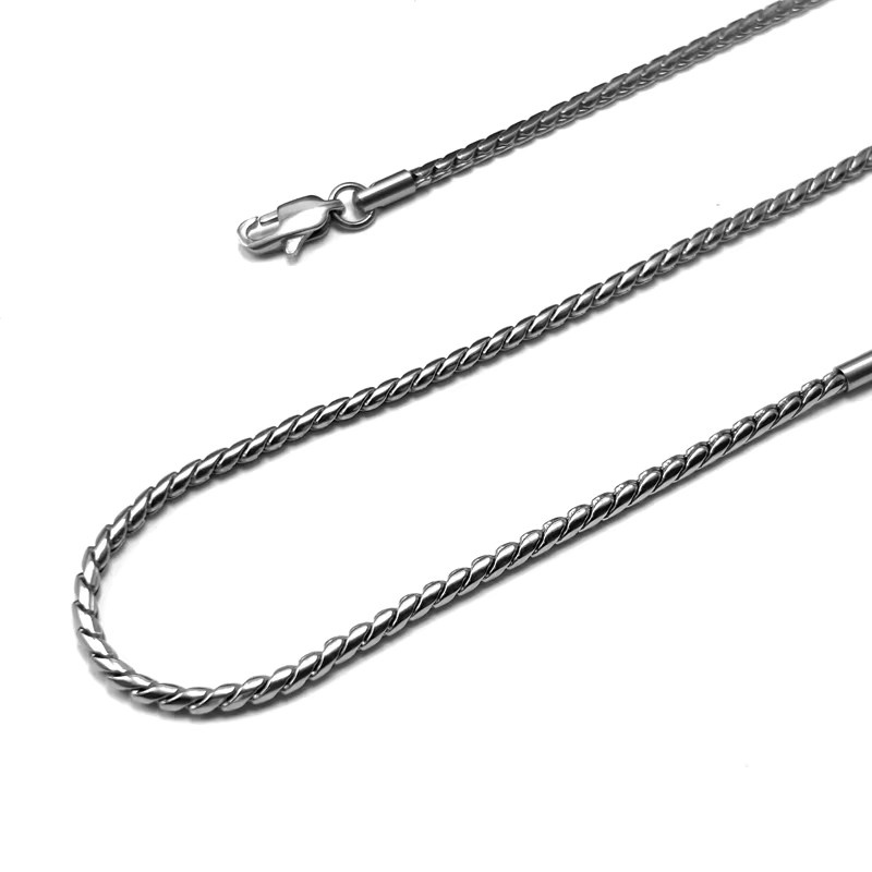 i-souled Halskette Titan, gedrehtes Seil, 2,5 mm, Unisex - Bild 4