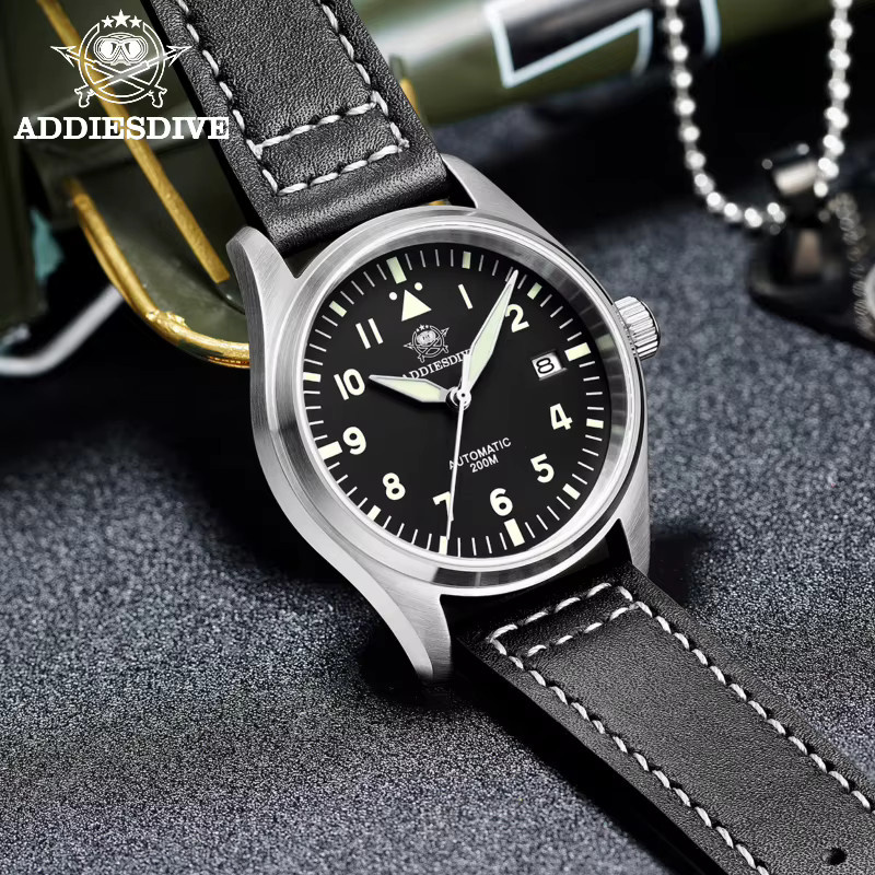ADDIESDIVE Armbanduhr, Automatik, Edelstahl, Saphirglas, Herren - Bild 2