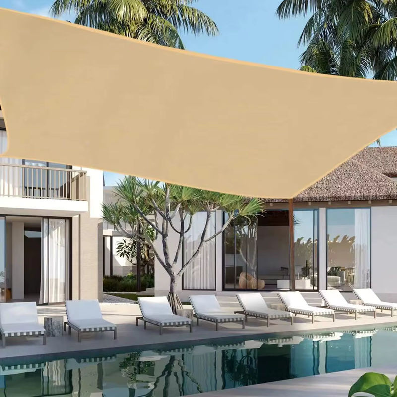Wasserdichtes Sonnensegel als Markise für Garten und Terrasse in Khaki oder Beige, B x T: 3 x 5 m oder 4 x 5 m - Bild 5