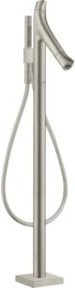 Hansgrohe Axor Starck Organic Badewannenthermostat Fertigset mit Safety Stop in Edelstahl-Optik Silber - Bild 1