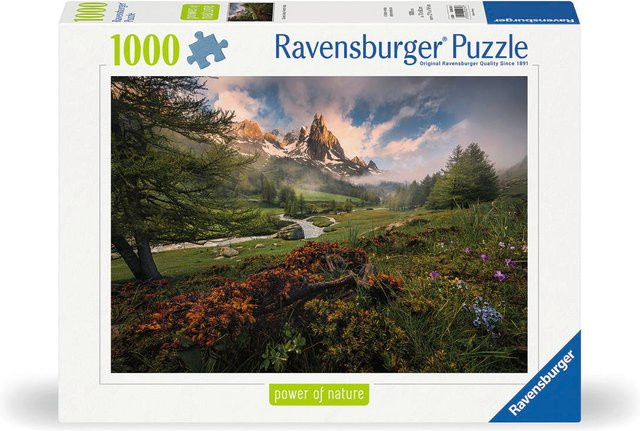 Ravensburger Puzzle Französische Alpen, 1.000 Teile, ab 14 Jahre - Bild 1