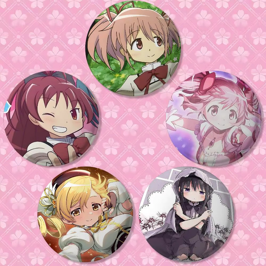 Brosche Anime Puella Magi Madoka Magica, Metall, Unisex - Bild 2